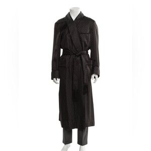 $5000 TOM FORD Silk Linen Robe Dressing Gown